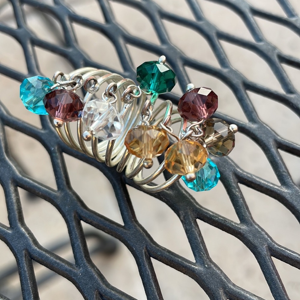 Multicolored Bead Ring - image 2